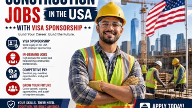Construction Jobs in the USA with Visa Sponsorship